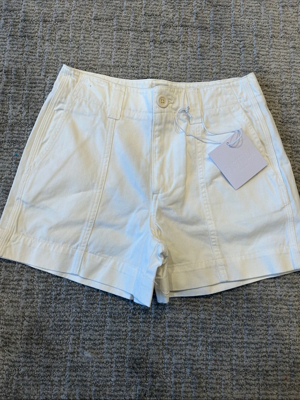 Pistola Mason Cotton Twill Shorts White 23